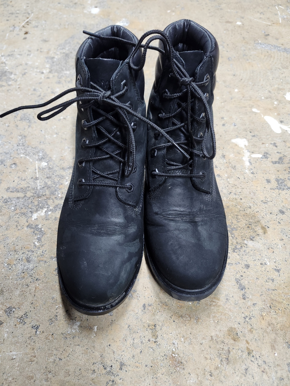 Timberland Waterproof Black Leather Ankle Boots | Women’s Size 8